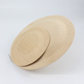 Anhui EVEN factory eco-friendly bbq bamboo disposable round plates wholesale for party